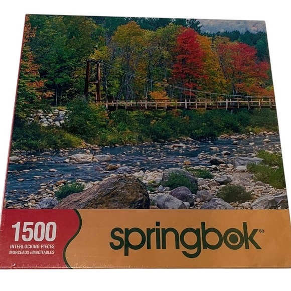 Springbok Colorful Crossing Jigsaw Puzzle‎ 1500 Pieces Interlocking NEW Sealed - Picture 1 of 4
